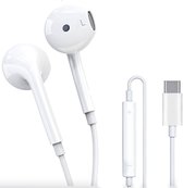 In-Ear Oordopjes met USB C Aansluiting - Oortjes met Draad en Microfoon voor Telefoon / Tablet / Laptop / Smartphone / GSM