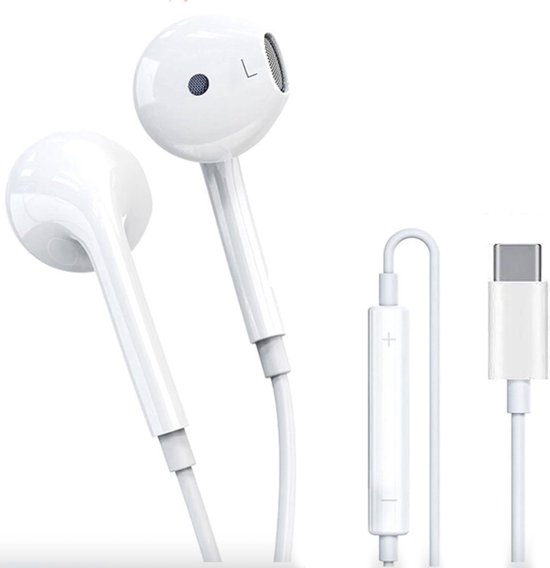 In-Ear Oordopjes met USB C Aansluiting - Oortjes met Draad en voor bol.com