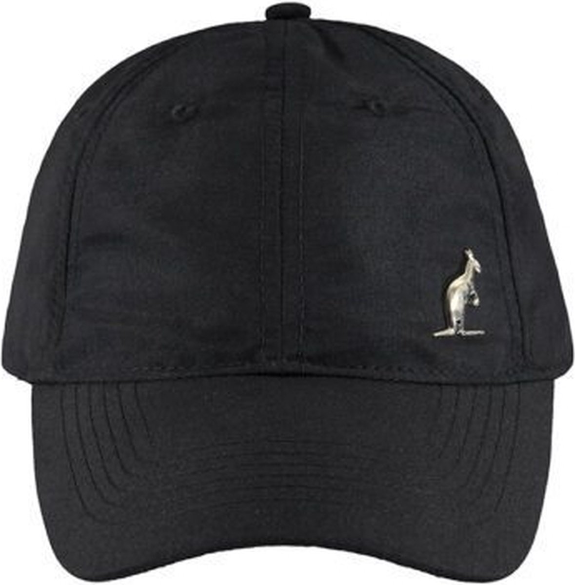 Australian cap met zilveren logo zwart