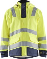 Blaklader Imperméable Retardateur de Flamme NIVEAU 2 4313-2022 - Jaune Haute Visibilité/Bleu Marine - XS
