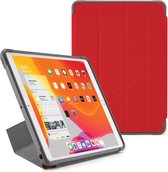 Coque Pipetto Shield Origami iPad 2021 / 2020 / 2019 10,2 pouces Rouge