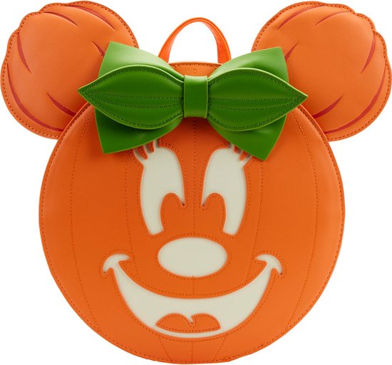 Disney Loungefly Backpack Minnie Mouse Pumpkin Halloween