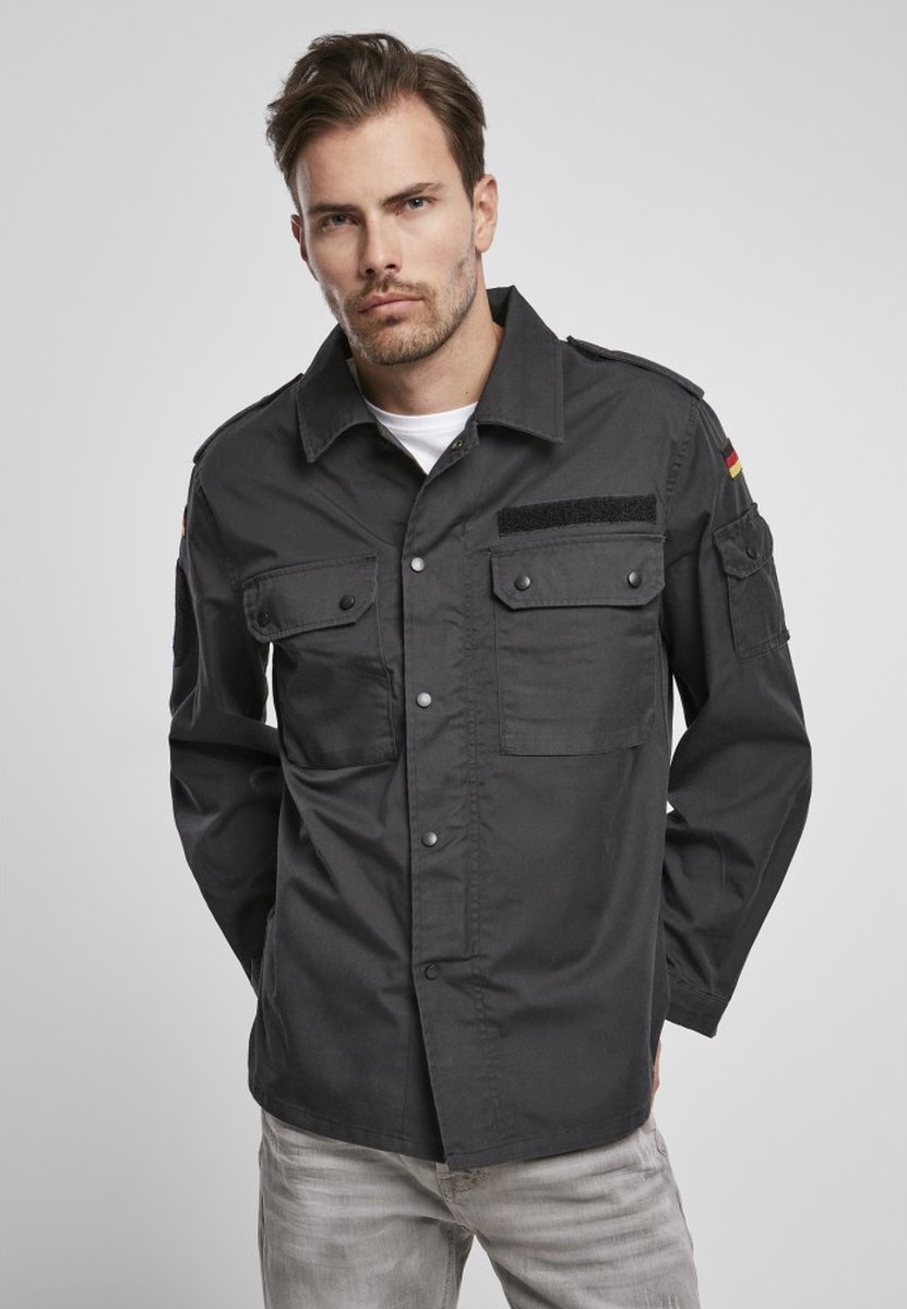 Brandit LONG SLEEVE - Overhemd - camel