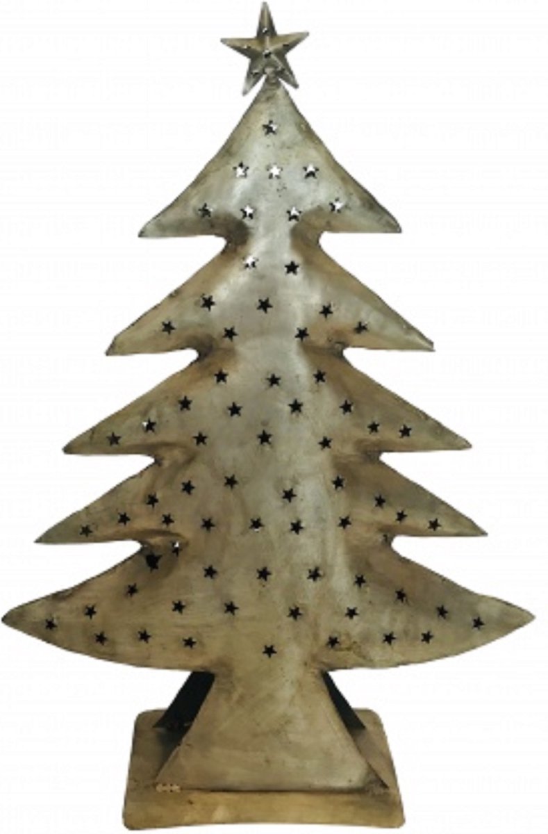 Xmas tree antique gold H66cm