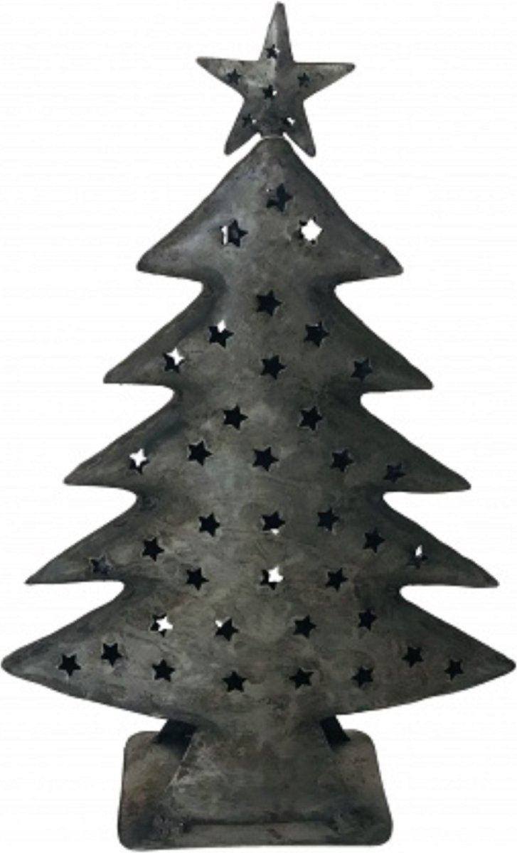 Xmas tree antique steel H40cm