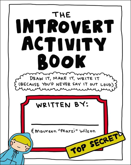 Introvert Doodles The Introvert Activity Book Maureen Marzi Wilson 9781507205716 Bol