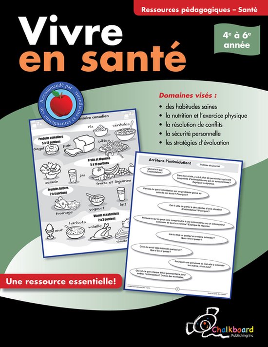 Health Activities- Vivre En Sante 4-6 - cover