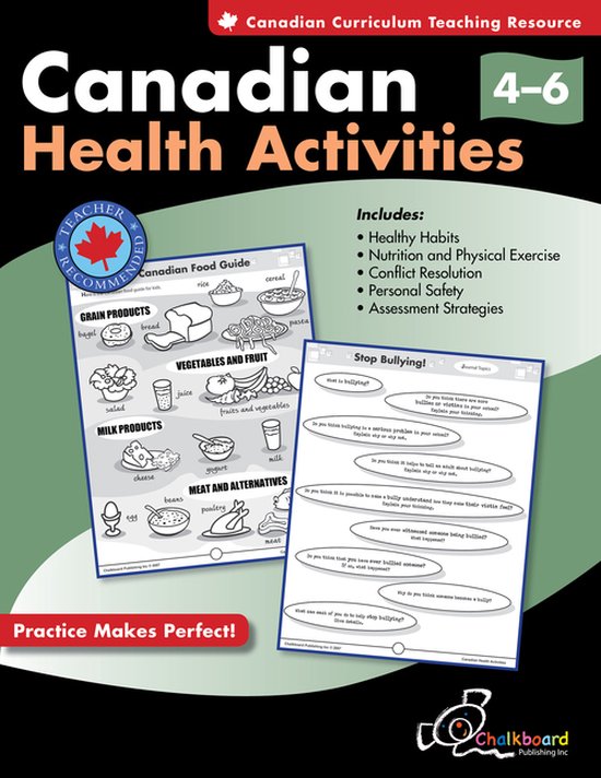Health Activities- Canadian Health Activities Grades 4-6 - cover