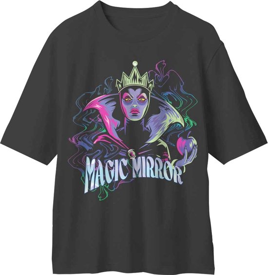 Disney Snow White - Evil Queen Mirror Unisex T-shirt - XL - Zwart