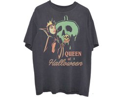 Disney Snow White - Queen Of Halloween Unisex Tshirt - L - Zwart