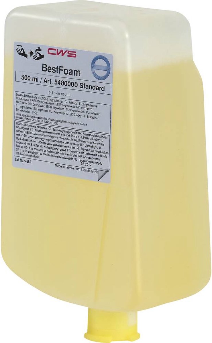 CWS Hygiene CWS 5480000 Seifenkonzentrat Best Foam Standard HD5480 Vloeibare zeep 6 l 1 set(s)
