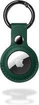 NLabel Apple AirTag Sleutelhanger - AirTag Hoesje - AirTag Apple Case - Apple Airtag - Groen - PU Leer