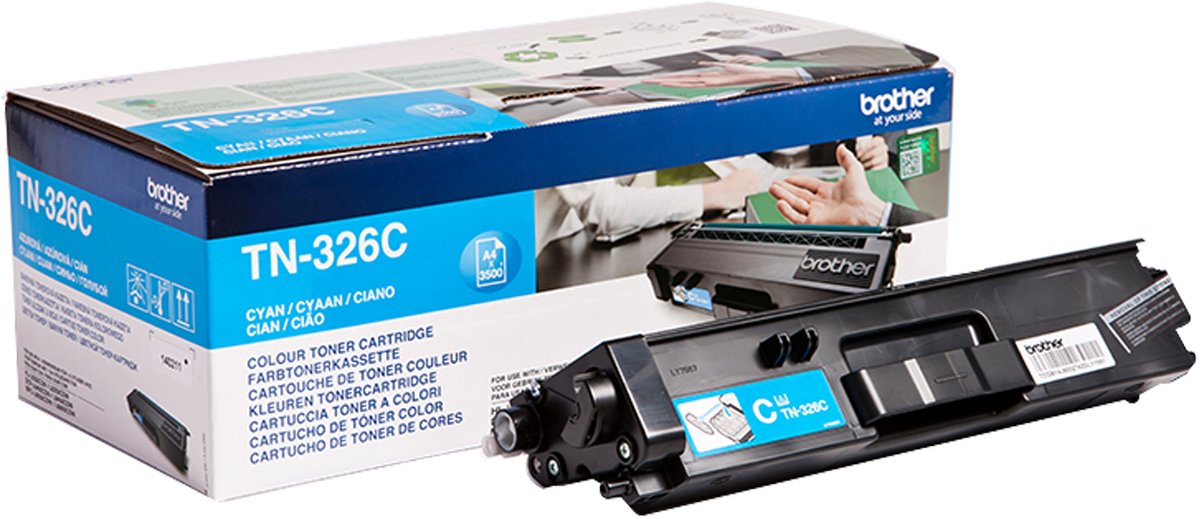 BROTHER TN-326C Zwart, Cyaan