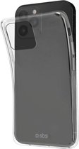 SBS Skinny Backcover Hoesje - Geschikt voor Apple iPhone 12 Pro Max - Gsm case - Transparant