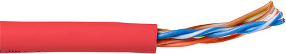 ACT EP355B CAT5E U/UTP Patchkabel Soepel Rood - 305 meter
