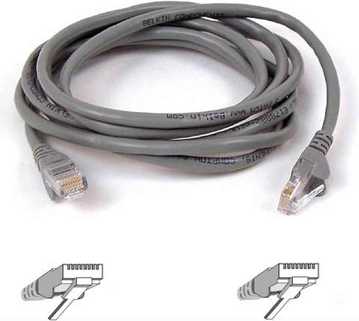 Belkin RJ45 FastCat 5e-patchkabel  - Grijs / 1 m