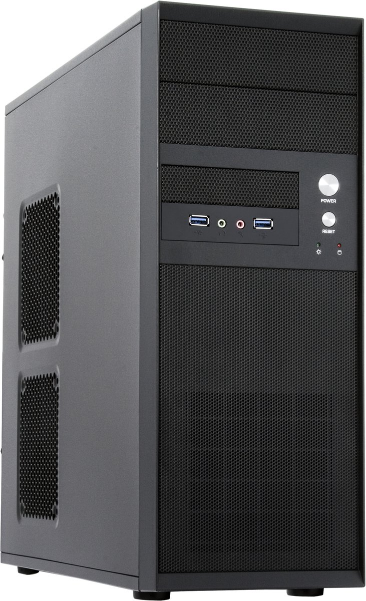 Chieftec CQ-01B-U3-OP computerbehuizing Midi Tower Zwart