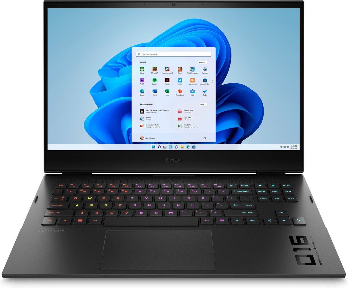 OMEN by HP 16-b0003nd i7-11800H 409 cm (16.1") Full HD Intel® Core© i7 16 GB DDR4-SDRAM laptop