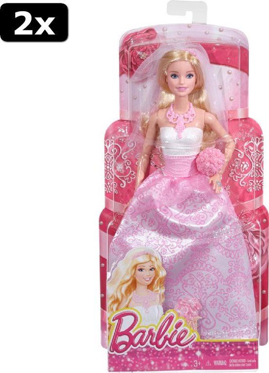 Grote Barbie Pop Met Zwart Haar – 71 Cm, Roze Glitterjurk Met Ketting & Haaraccessoires, Ideaal Voor Uren Speelplezier