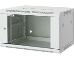 Intellinet 711760 – 19 inch patchkast – 6 HE – Grijs-wit (RAL 7035)