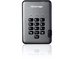 iStorage diskAshur PRO2 5000GB Zwart, Grafiet externe harde schijf