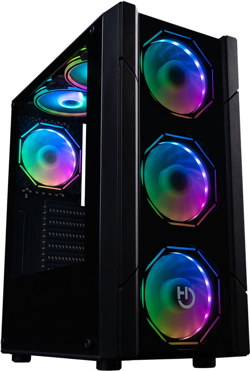ATX Semi-tower Box Hiditec CHA010028 Black