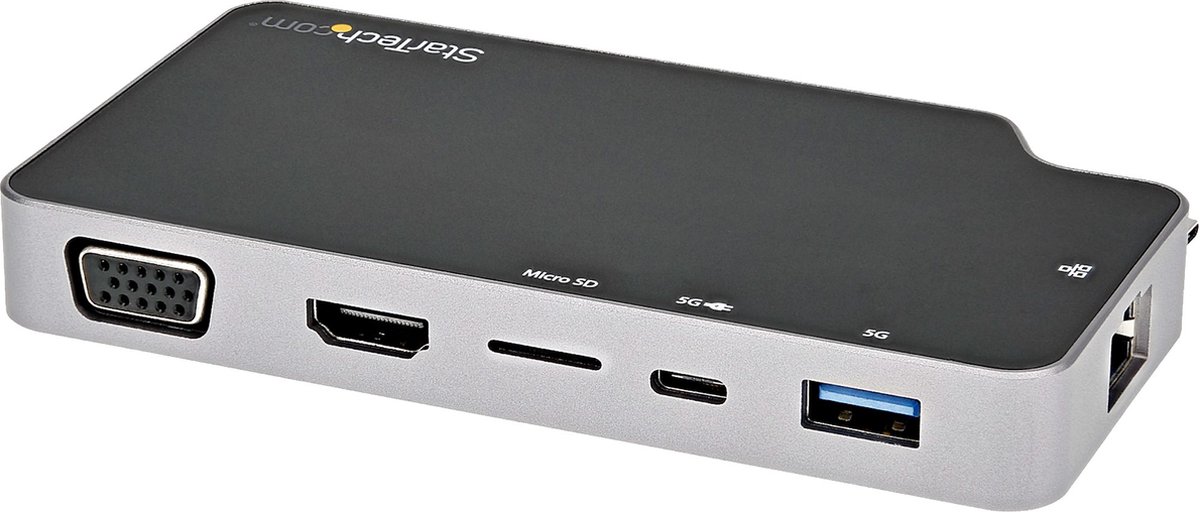 Dockstation Startech CDP2HVGUASPD Black