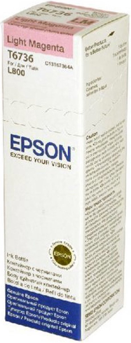 Epson T6736 licht magenta inktfles 70 ml