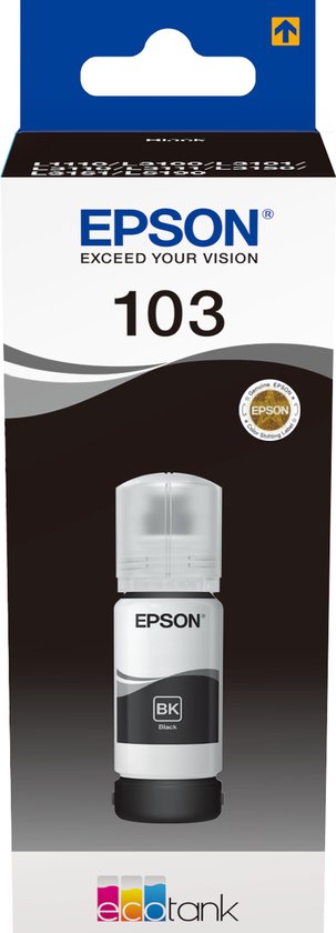Foto: Refill ink epson 103 70 ml black