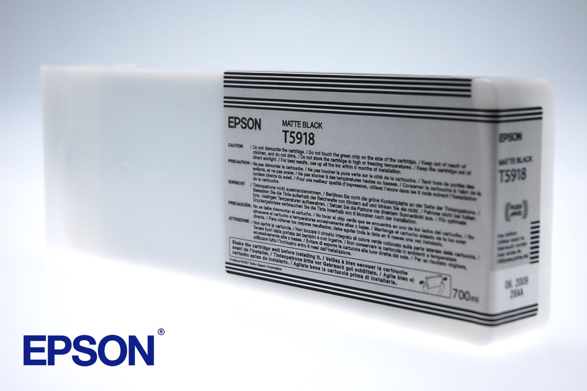 Epson T5918 - Inktcartridge / Foto Mat Zwart