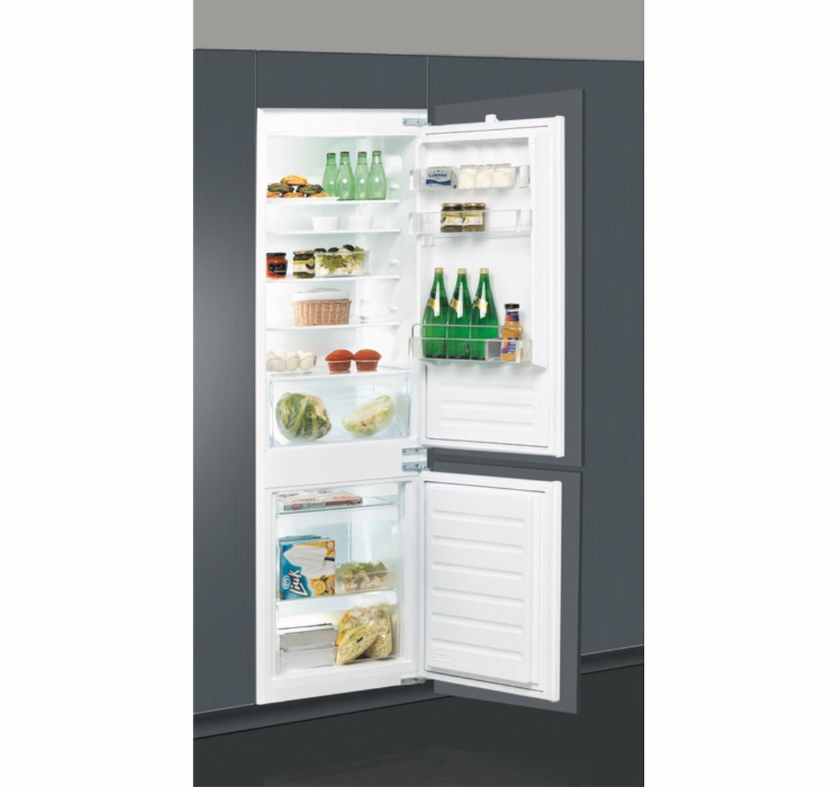 Whirlpool ART 65011 koel-vriescombinatie Ingebouwd l F Wit