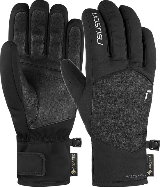 Foto: Reusch mia gtx dames handschoen black black melange maat 6 5