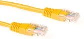 Câble réseau ACT CAT5E U / UTP 0,50 mètre - Jaune