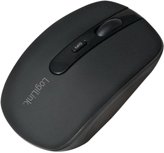 LogiLink ID0078A muis Bluetooth Optisch 1600 DPI Ambidextrous