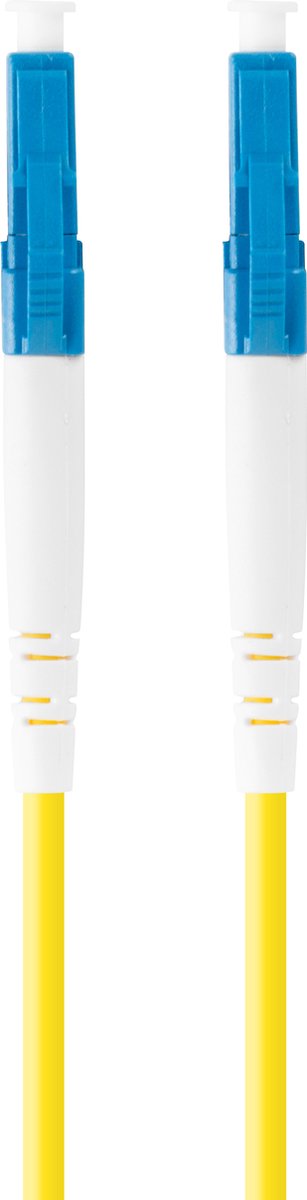 Lanberg Patchcord Glasvezelkabel Voor Sm Lc Upc Simplex 5M Lszh Geel