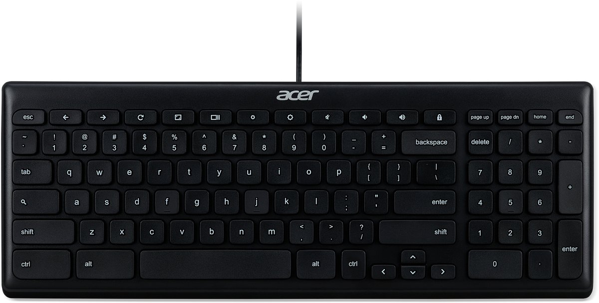Acer GP.KBD11.00Z toetsenbord Kantoor USB AZERTY Belgisch Zwart