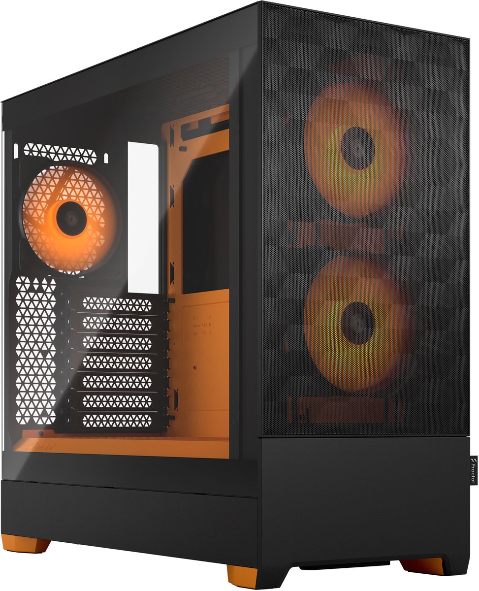 Fractal Design Pop Air Tower Zwart, Oranje