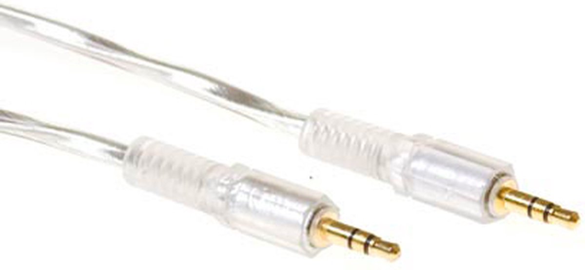 ACT AK2244 High Quality Aansluitkabel 3,5mm Stereo Jack Male - Male - 5 meter