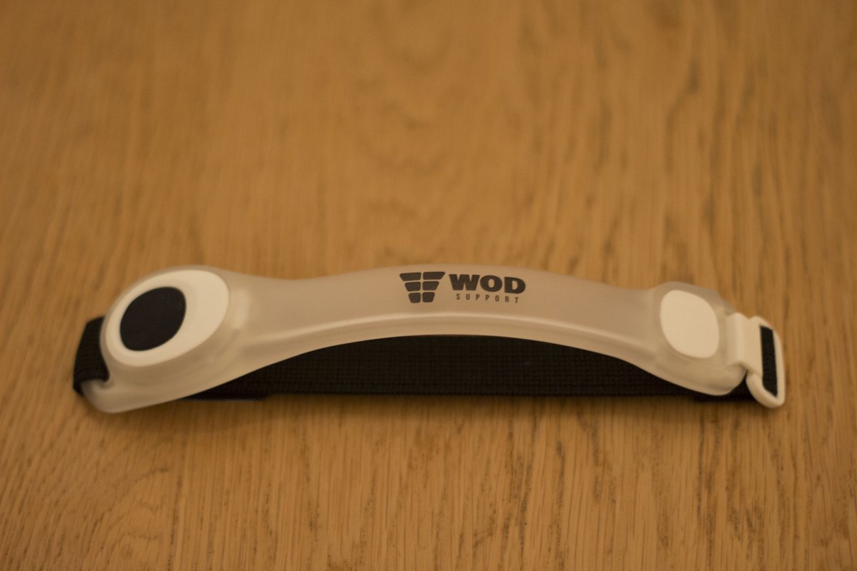 Wodsupport Ledarmband wit hardloop licht
