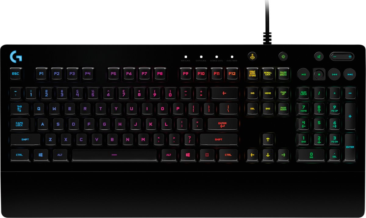 Logitech G213 Prodigy - Gaming Toetsenbord - Hongaars QWERTY - Bedraad USB - Zwart