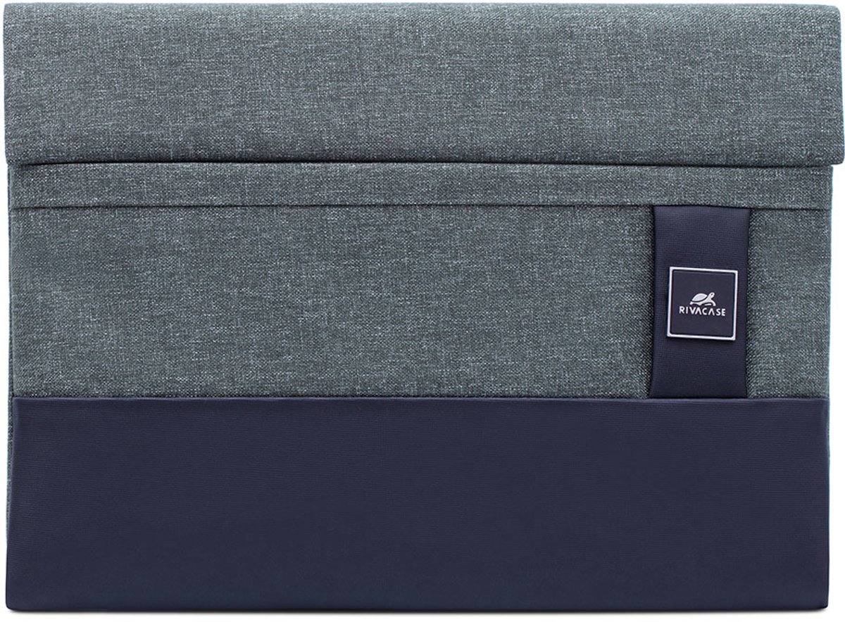 Rivacase 8803 33,8 cm (13.3") Opbergmap/sleeve Blauw, Grijs