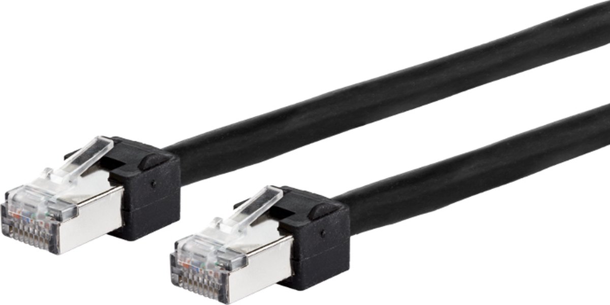 Metz Connect 13084F5000-E RJ45 Netwerkkabel, patchkabel CAT 5e S/UTP 5 m Zwart 1 stuk(s)