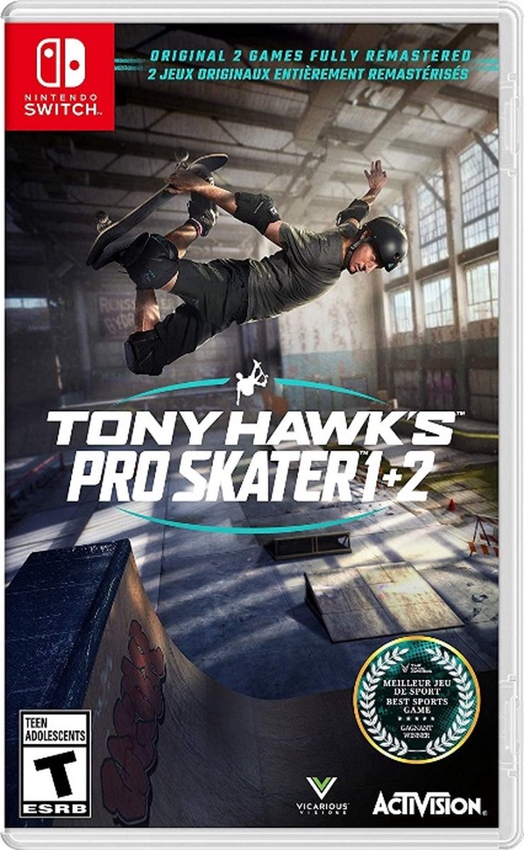 Activision Blizzard Tony Hawk's Pro Skater 1+2, Nintendo Switch, T (Tiener)