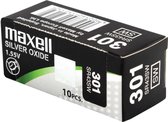 SR43SW horloge batterij 301 Maxell (10 stuks)