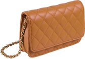 Tas Quilted - Camel gewatteerd - schoudertas/damestas