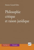 ISBN Philosophie critique et raison juridique boek Filosofie Frans 254 pagina's
