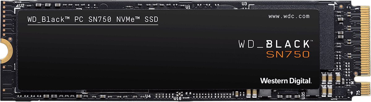 Western Digital - 4TB - M.2 - PCIe Gen3 x4 - 3D NAND - 3400MB/s leessnelheid - 3100MB/s schrijfsnelheid
