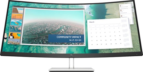 34 Inch HP E344c Curved Ultrawide M...