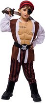 Piraat kostuum - Verkleedkleren - Carnavalskleding - Carnaval kostuum - Gespierd - Jongens – 7 tot 9 jaar