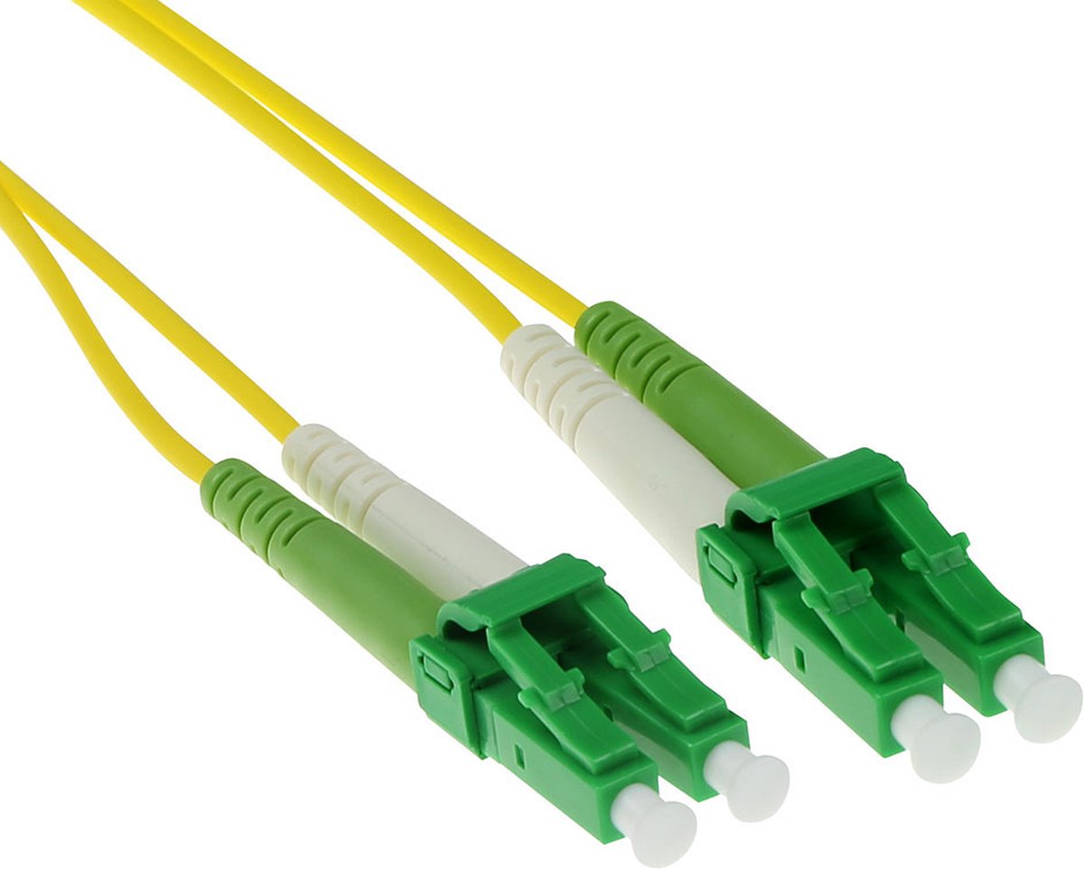 ACT RL2610 Glasvezel Patchkabel Duplex LSZH - LC/APC8 9/125µm OS2 - 10 meter